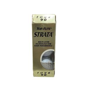 Spalding STRATA 90 Tour Professional Golf Balls 1 Sleeve with 3 New Balls